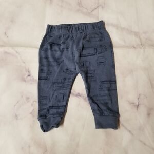 ❤️Baby Views Blue Cars Joggers Pants 3-6M
